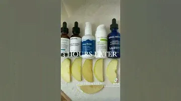 Vitamin C Apple test with Skinceuticals #skinceuticals #vitamincserum #skincaretips
