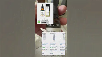 Glycolic 10 skinceuticals e AG-10 da principia.